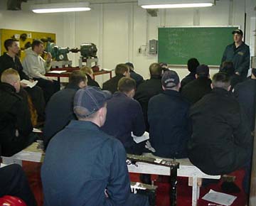training: sitting in a classroom is NOT the norm for training underway